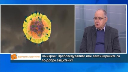 Проф. Тасков: По време на боледуване или ваксинация не трябва да се приемат имуностимуланти