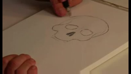 Уроци по рисуване - Как да рисуваме череп 