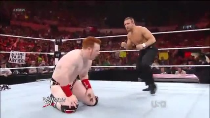Daniel Bryan Yes Lock - Wwe Raw 4-23-12