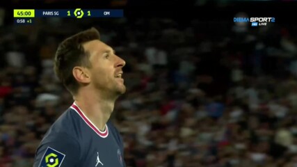 Пари Сен Жермен - Олимпик Марсилия 2:1 /първо полувреме/