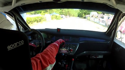 Видео от автомобила на Илия Царски - рали Шипка 2012