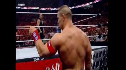 The Corre нападат John Cena & The rock 