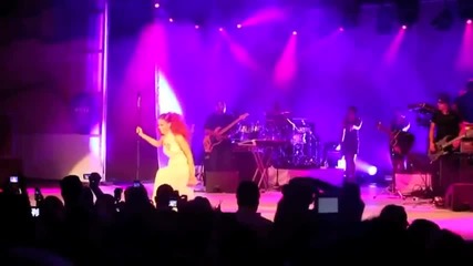 Rihanna Performing Only Girl At Nivea Boat In Hamburg 2011