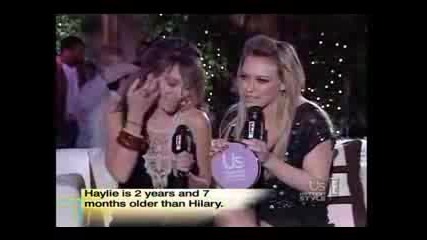 Hilary And Haylie Duff - Us Weekly Hottest