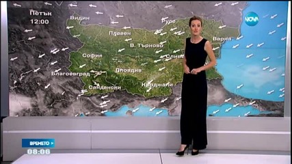 Прогноза за времето (07.08.2015 - сутрешна)