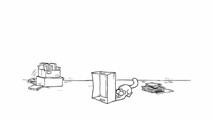 Simon's Cat in 'the Box'