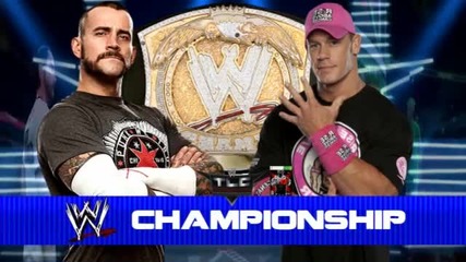 2012_tlc Cm Punk Vs John Cena (c) Wwe Championship Match Card