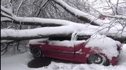 Тежка зима в Разградска област