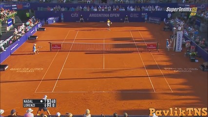 Rafael Nadal vs Paolo Lorenzi ᴴᴰ - Argentina Open 2016 R3