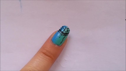 Капан за сънища Nail art tutorial / Boho nails