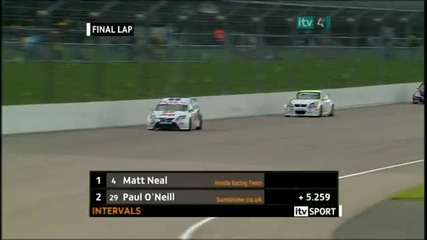 2010 Btcc - Race 3 at Rockingham - Part 3 of 3 (finish) 