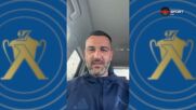 Поздрав за феновете на Левски от  футболисти играли в клуба