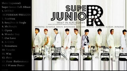 1307 Super Junior - Hero [4 Japanese Album]full