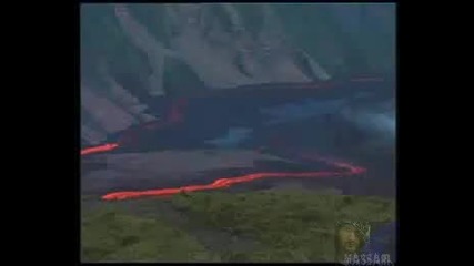 Много яко Изригване На Вулкан