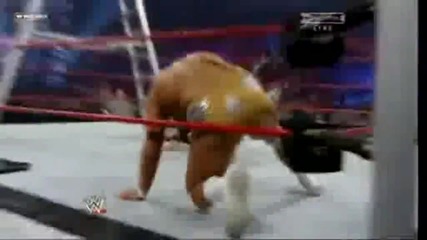 Wwe - Edge Spear to Rey Mysterio(hd)