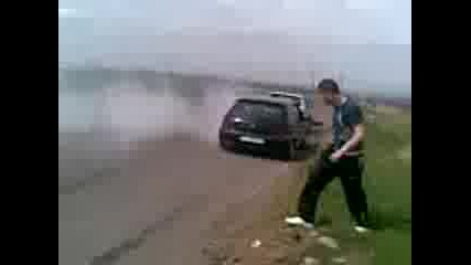 Долно Езерово burn out