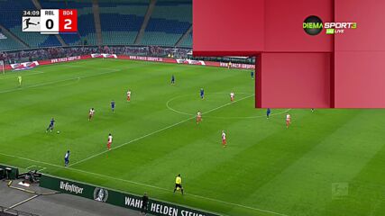 РБ Лайпциг - Байер Леверкузен 0:2 /първо полувреме/
