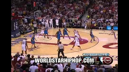 The Basketball At Dwight Howard!