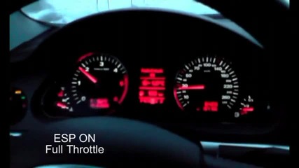 Audi A6 3.0 Tdi Quattro in the snow + Esp test