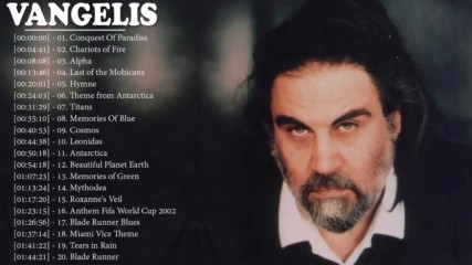 Vangelis Gold Greatest Hits Full Compilation l Best Of Vangelis l Vangelis Full Playlist 2017