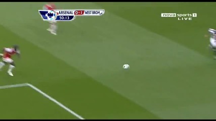 25.09.2010 Арсенал 0 - 1 Уест Бромич гол на Одемвинге 
