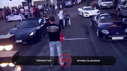 Ferrari F430 vs Spyker C8
