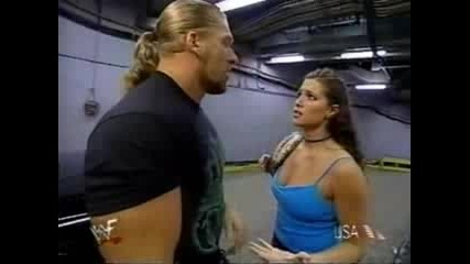 Трите Хикса и Стефани backstage 08/07/00/