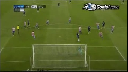 Inter Milan vs Atletico Madrid 0 - 2 - Diego Milito Missed Penalty Hq - Uefa Super Cup (27 - 08 - 20 