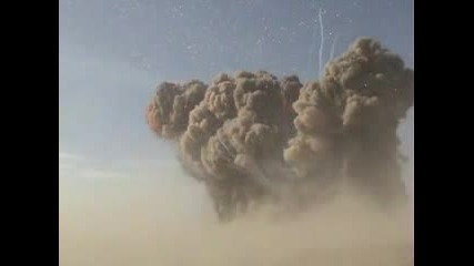 Експлозия На 100 Тонова Бомба (тест) 