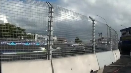 Голяма забава по време нa състезание