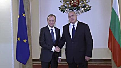 Премиерът Борисов се срещна с председателя на Европейския съвет Доналд Туск