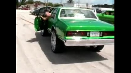 Lime Green Box Chevy On 26s 