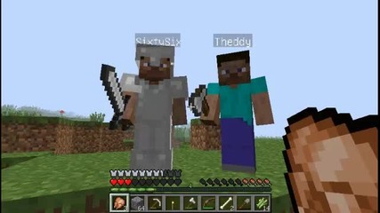 Minecraft-survival еп.11 Със theddy, vencopenco и Sixtysix