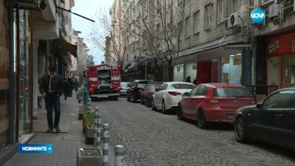 Пожар в заведение в центъра на София