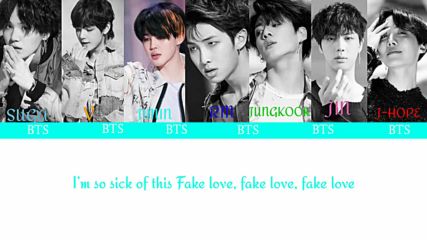BTS (방탄소년단) - ^FAKE LOVE^ [Color Coded Lyrics Han/Rom/Eng] by I LOVE KPOP