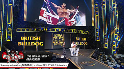 Harry Smith honors his father British Bulldog’s legacy: WWE Hall of Fame 2021 (WWE Network Exclusive)