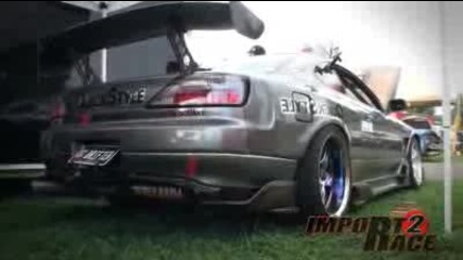 Nissan S15 vs 350z drifting battle