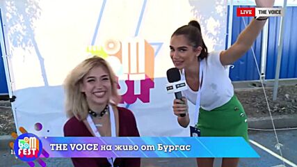 THE VOICE на живо от TEEN BOOM FEST 2022 Бургас: На гости при Linsho [11]