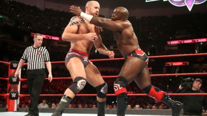 Cesaro & Sheamus vs. Titus Worldwide - 2-out-of-3 Falls Raw Tag Team Championship Match: Raw, Feb. 26, 2018