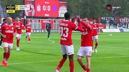ЦСКА 1948 - Дунав Русе 1:0 /първо полувреме/