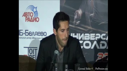 Пресконференцията на филма Универсален Войник: Ден на Разплатата (2012) в Москва - част 2/2