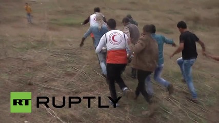 State of Palestine: Israeli forces shoot Palestinian protester in Gaza Strip