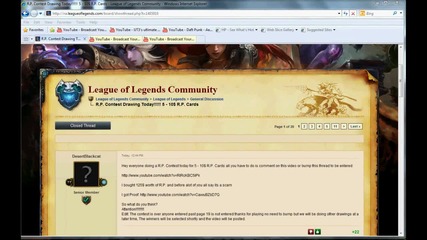 Riot Point Winners!!!!!!! League of Legends