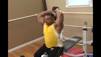 Bodybuilding - Упражнение за трицепс с една и с две ръце - Урок 