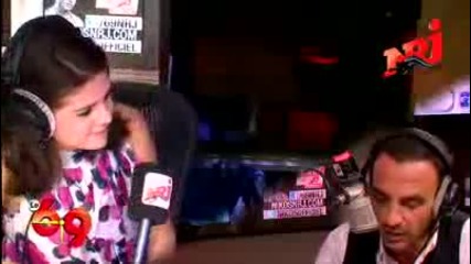 Selena Gomez - part 3 interview le 6 9 nrj justin bieber katy perry nikos aliagas