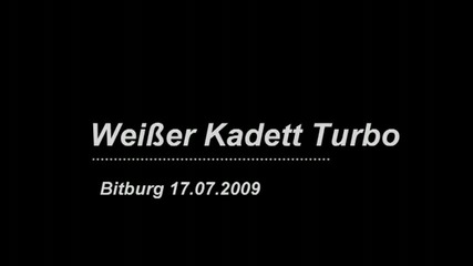 Kadett Turbo 10,96s 210kmh