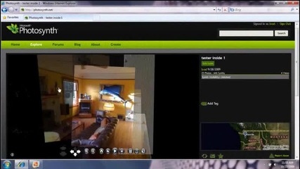 Using Windows Live and Photosynth to share your home (windows 7)