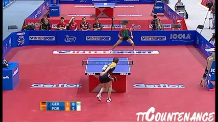 Тенис на маса: Timo Boll - Tiago Apolonia