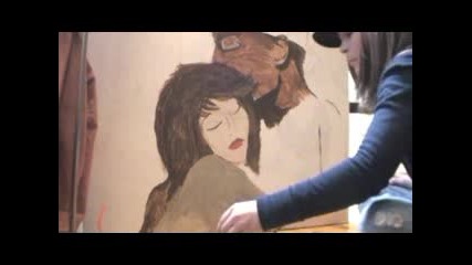 Tupac and Kate Bush. (timelapse Painting)