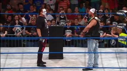 Bully Ray and Sting Negotiate the Stipulations for Slammiversary in Boston - May 16, 2013